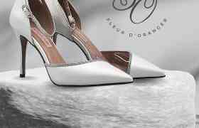 Scarpe Sposa Fleur d'Oranger cura e precisione da artigiani altamente qualificati