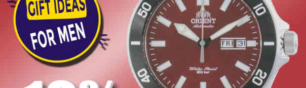 Fashionable Orient Sports Diver Red Dial Automatic Men's Watch