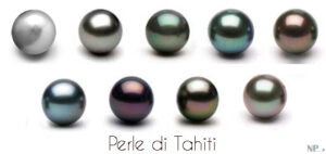 Collori delle perle di Tahiti