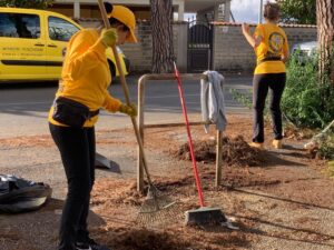 Sabato 28 ottobre, i Ministri Volontari di Scientology si sono riuniti per svolgere un importante lavoro di riqualificazione presso il parco situato in via del Podere San Giusto a Roma,