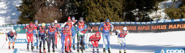 DALLA NORDIC ARENA ALLA VISTA 3 CIME. TOUR DE SKI CON I BOTTI A DOBBIACO