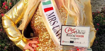 Paola Grossi Mrs Universe Italy 2022 premiata a Sanremo