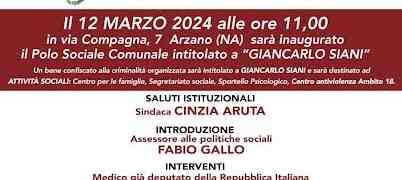 Arzano – Bene confiscato affidato all’Ambito 18: tutti gli invitati che fanno arrossire il Pd