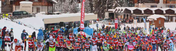 3 ZINNEN SKI-MARATHON. SCIARE IN PARADISO