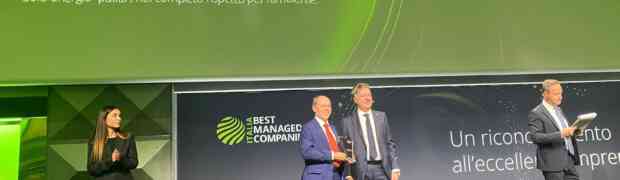 Settima edizione “Best Managed Companies” Award - Enegan tra le 67 eccellenze premiate