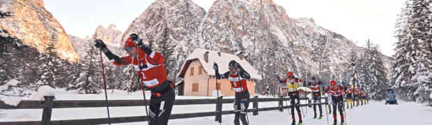 ALLE TRE CIME I BIG DI SKI CLASSICS. 3 ZINNEN SKI-MARATHON CON I CAMPIONI